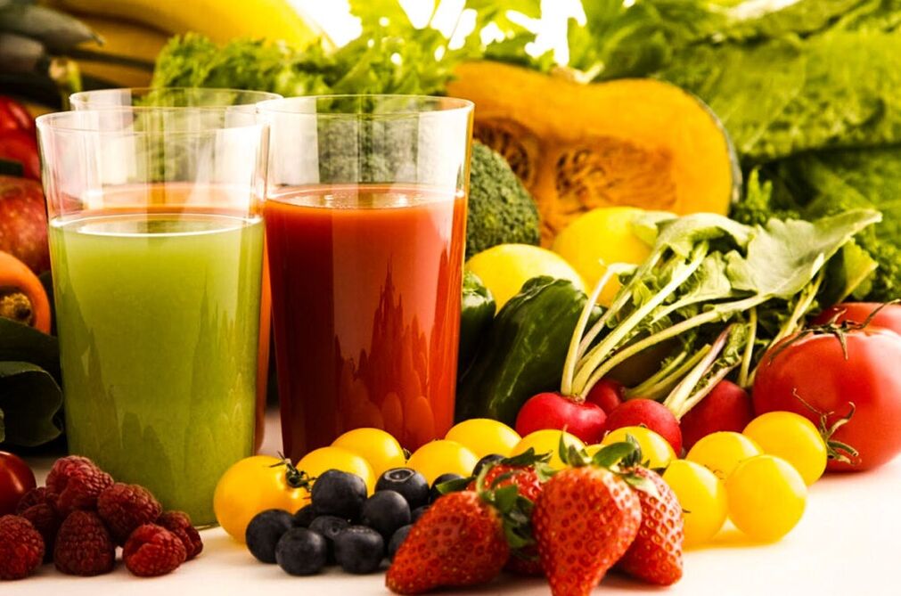 kilo kaybı için sebze ve meyve suları