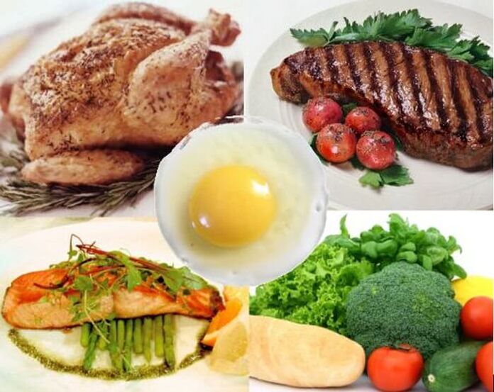 Kilo kaybı için 14 günlük protein diyeti menüsünde yer alan yemekler